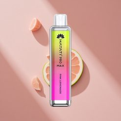 Hayati Pro Max 4000 затяжек Одноразовая электронная сигарета с LED-подсветкой Розовый лимонад