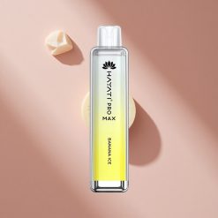 Hayati Pro Max 4000 Puffs Банан Лёд с LED-подсветкой и 1400mAh аккумулятором