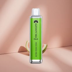 Hayati Pro Max 4000 Puffs Одноразовый вейп Дыня Mogu Mogu с LED-подсветкой и 1400mAh батареей