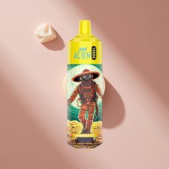 JNR Alien 10000 Puffs Банан Лед с RGB подсветкой и 850mAh аккумулятором