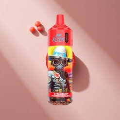 JNR Alien 10000 Puffs Клубника-Гранат с RGB-подсветкой и 850mAh