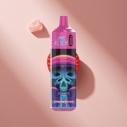 JNR Alien 10000 Puffs Клубничный Лёд с RGB-подсветкой и 850mAh