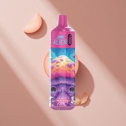 JNR Alien 10000 Puffs Персиковый лёд с RGB-подсветкой и быстрой зарядкой Type-C
