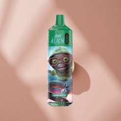 JNR Alien 10000 Puffs Спортивный Дизайн и Светодиоды (RGB) Зеленое Яблоко