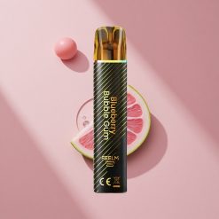 JNR Black&Golden 600+200 Puffs 800 затяжек Blueberry Bubble Gum (Черника Бабл Гам)