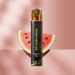 JNR Black&Golden 600+200 Puffs одноразовая электронная сигарета Арбузный Лёд, 800 затяжек, 2% никотина