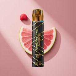 JNR Black&Golden 600+200 Puffs Одноразовый вейп Черника-Кислая Малина, 800 затяжек, 2% никотина