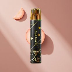 JNR Black&Golden 600+200 Puffs Персик 800 затяжек