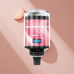 JNR Mega Shisha Hookah 100K Desktop Compatibility Персиковый Лёд с 60мл ёмкостью и 2200мАч батареей