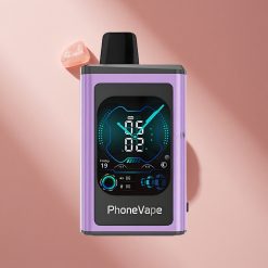 JNR PhoneVape 30000 затяжек Одноразовый вейп Клубничный Лёд с Turbo Mode и 850mAh Type-C