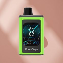 JNR PhoneVape 30000 затяжек Sour Apple Ice (Ледяное Яблоко) с 850mAh Type-C аккумулятором
